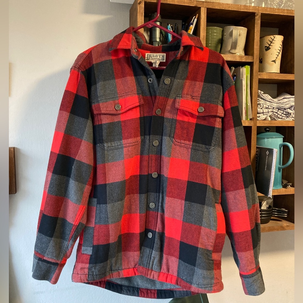 Men's Flapjack Fleece-lined Relaxed Fit Shirt Jac